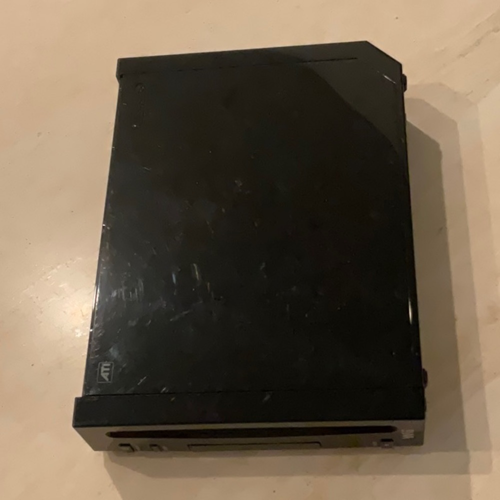 Nintendo Wii Console For Parts Or Repair Not Working Model RVL-001 Broken Black